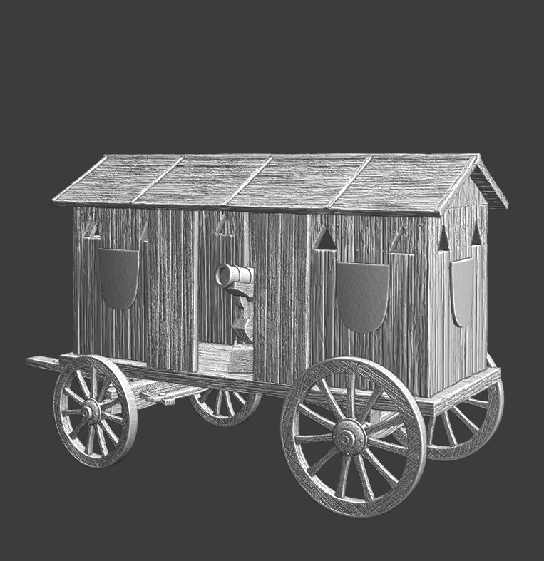 Medieval Hussite Gun Wagon